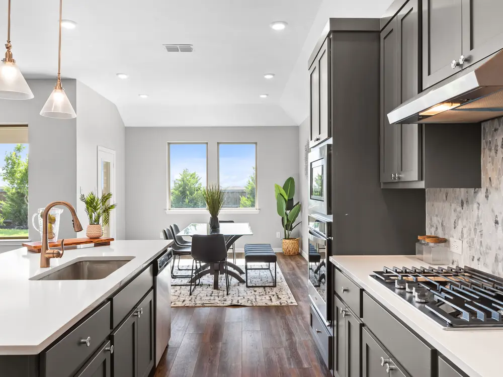 Kitchen with window over sink