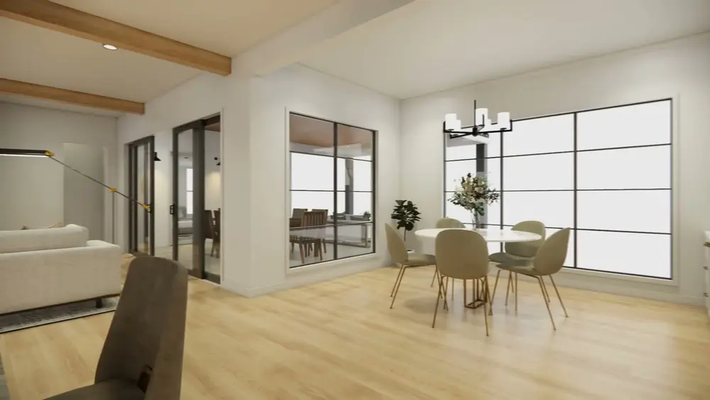 Animated 3D floor plan walkthrough of 1229 Hunt Road