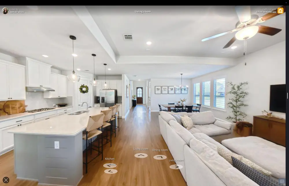 3D dollhouse tour view of 2118 Triton Drive