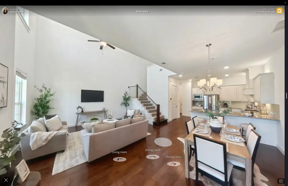 3D dollhouse tour view of 7350 Sprangletop Street